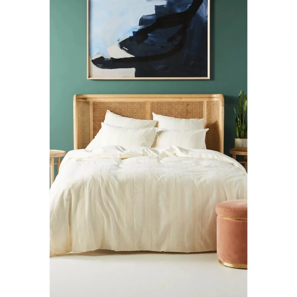 ‼️NOT FOR SALE‼️Anthropologie Embroidered Cantrelle Duvet Cover